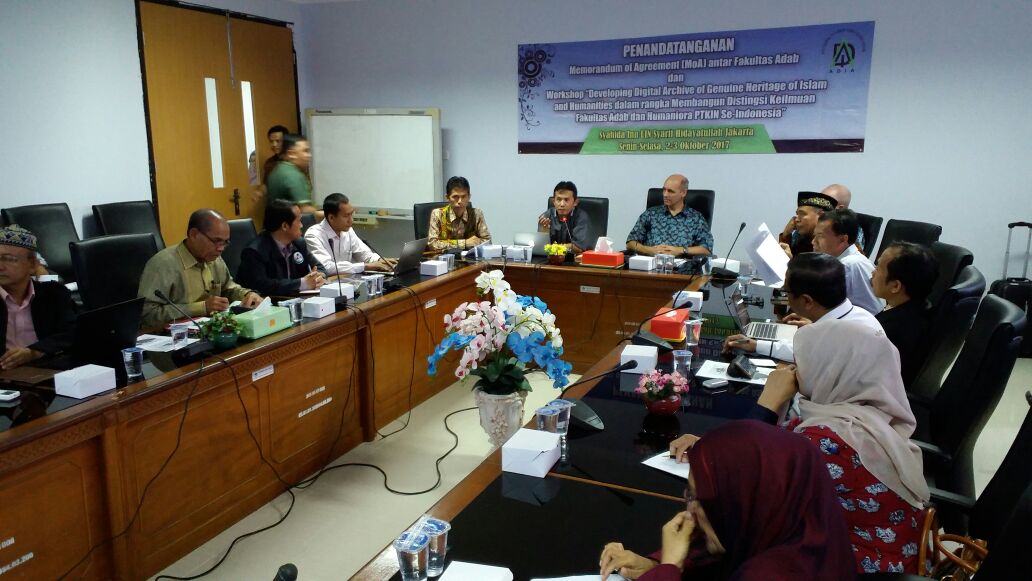 Gambar WORKSHOP ROADMAP PENELITIAN FAKULTAS ADAB DAN HUMANIORA SE INDONESIA